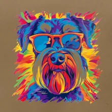 Bradáč farebný štýl 70s