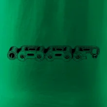 Cyklistická reťaz nákres