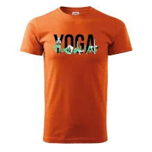 Yoga nápis farebný