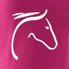 Kôň - hlava silueta