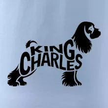 Kavalier king Charles španiel nápis v tele