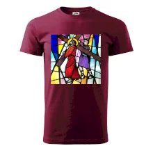 Vitráž - Ježiš a kríž