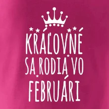 Kráľovné sa rodia vo februári