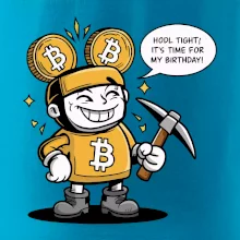 Hodl tight, it's time for my birthday! Hodl tight, it's time for my birthday!