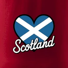 Scotland Srdce s vlajkou