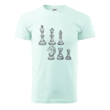 Šachové figúrky kreslené