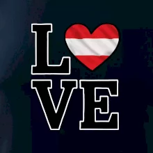 Love Rakúska vlajka