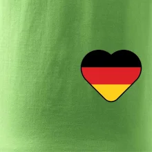Germany love prso - Nemecká vlajka