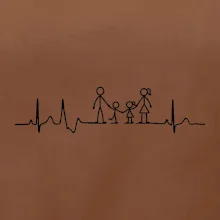 EKG rodina a dievča a chlapec