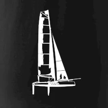 Katamarán z boku Katamarán z boku