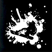 Snowboard splash