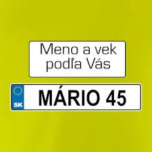 ŠPZ Meno a vek