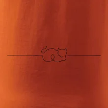 Mačka linka kreslená