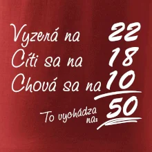 Vyzerá, cíti sa, chová sa - 50 rokov