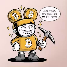 Hodl tight, it's time for my birthday!