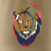 Hlava leva kreslená jednoduchá