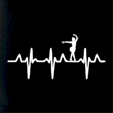 EKG tanečnice salsy