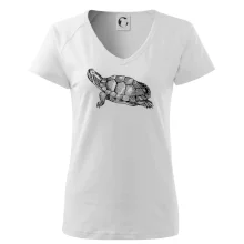 Ceruzkou kreslená korytnačka