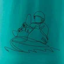 Kajak na vode jedným ťahom