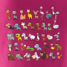 Tričko plné zvieratiek