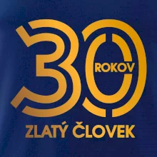 30 rokov zlatý človek
