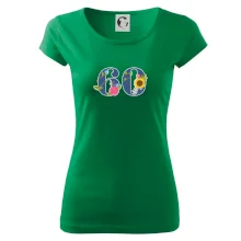 Kvetinové číslo kreslené - 60