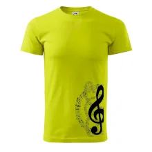 Husľový kľúč a noty