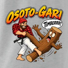Osoto gari timber judo