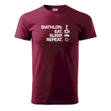Biathlon Eat Sleep Repeat