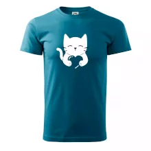 Mačka drží srdce Mačka drží srdce