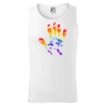 LGBT hand print