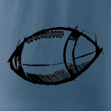 Americký futbal lopta skica