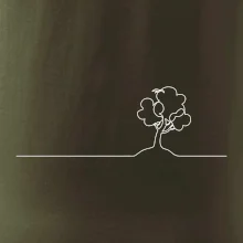 Strom s vtáčikom linka