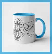 Tenisová raketa jedným ťahom