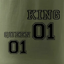 King - Queen - 01 dres (čiernobiela)