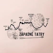 Profil kopca Západné Tatry