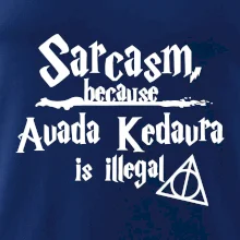 Harry - Sarcasm, because Avada Kedavra is illegal Harry - Sarcasm, because Avada Kedavra is illegal