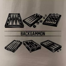 Backgammon čierny set Backgammon čierny set