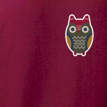 Folklór na prsníku sova