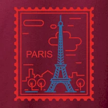 Paríž známka jednoduchá