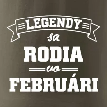 Legendy sa rodia vo februári