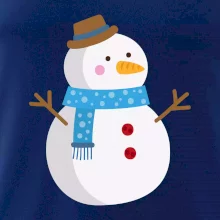 Snehuliak so šálom