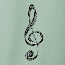 Husľový kľúč kreslený