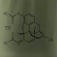 Molekulárna štruktúra Heroín