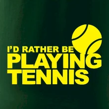 Playing tennis Playing tennis