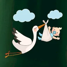 Bocian čakáme bábätko - chlapec