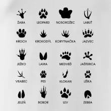 Zvieracie stopy - názvy