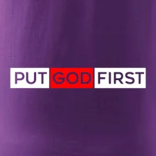 Put God first obdĺžnik