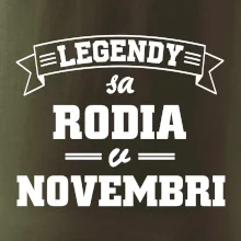 Legendy sa rodia v novembri