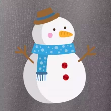 Snehuliak so šálom